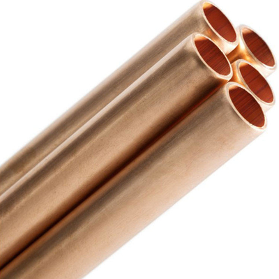 C10400 C10500 C10700 EN H62 H65 H68 Nahtloses Metallrohr, gerades Rohr / Kupferrohr AD 1/2 &quot;3/4&quot; Kupfer-Rundrohre