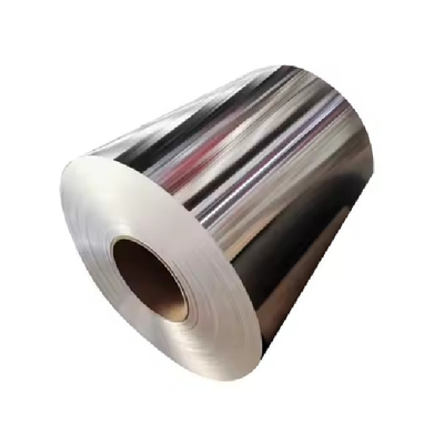 Polierter Edelstahl, kaltgewalzt, Spulenlänge 1000 mm – 6000 mm, Dehnung &gt; 40 %.