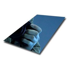 Ausgefeilte 316ti polierte Edelstahlplatte mit reflektierender Oberfläche für hochwertige Designmerkmale