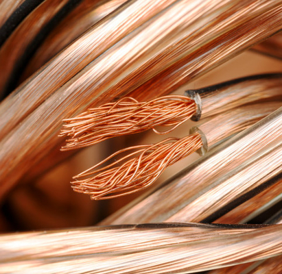 Klimaanlagen-Verbindungskupferrohr-Pfannkuchen-Kupfer-Material-haarartiges Spulen-Rohr 120mm